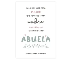 Tutete Lámina Personalizada Mejor Abuela^ Regalos Para Madres