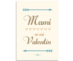 Tutete Lámina Personalizada San Valentín Mami^ Láminas Personalizadas