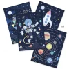 Niños Djeco Láminas para Rascar Misión Cosmos