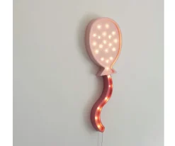 Little Lights Lámpara Globo Rosa^ Iluminación