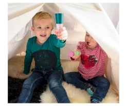 Niños moses Lámpara Sensorial Purpurina con Luz Verde