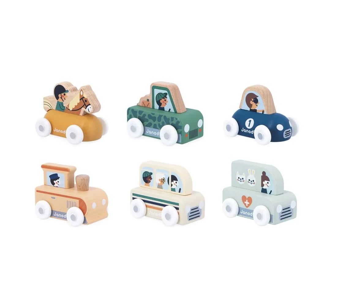 Niños Janod Locomotora de Madera Valle Nevado Cross Roads