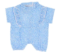 Así Lola La Chimpancé con Body Popelín Topos Royal y Gorro Pescador^Niños Muñecos