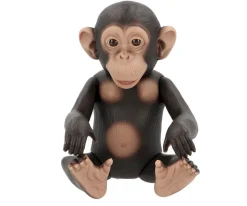 Así Lola La Chimpancé con Body Popelín Topos Royal y Gorro Pescador^Niños Muñecos