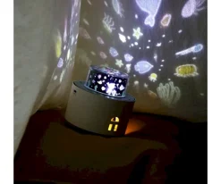 Niños InnoGIO Luz Nocturna GIOstar Casita con Caja de Música