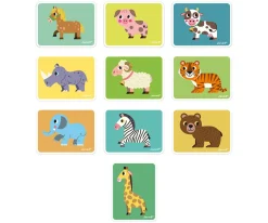 Niños Janod MagnetiBook Animales