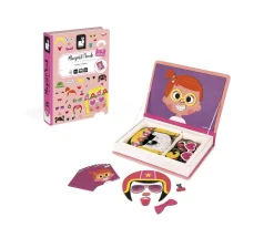 Niños Janod MagnetiBook Caras Locas
