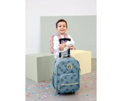 Lassig Maleta Infantil Pattern Party Blue / Green^Niños Maletas Infantiles