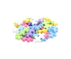 Niños Plus Plus Maletín Metálico Rosa Pastel Big Basic 70 Piezas