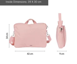 Milan Maletín Portátil Escolar Colección 430 Since 1918 Rosa^ Mochilas Escolares