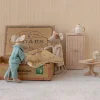 Niños Maileg Mamá y Papá Ratón en Caja de Cigarros