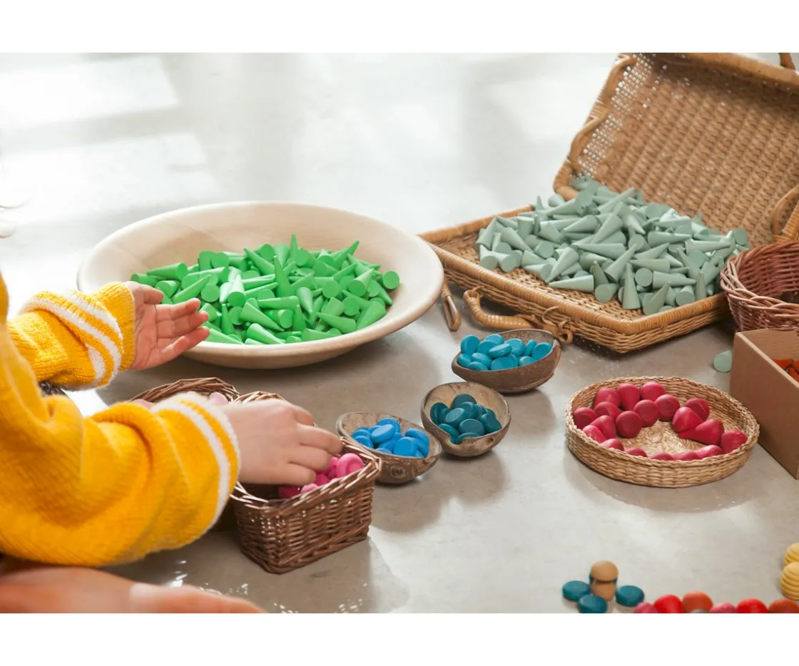 Niños Grapat Mandala Pequeños Conos Verdes