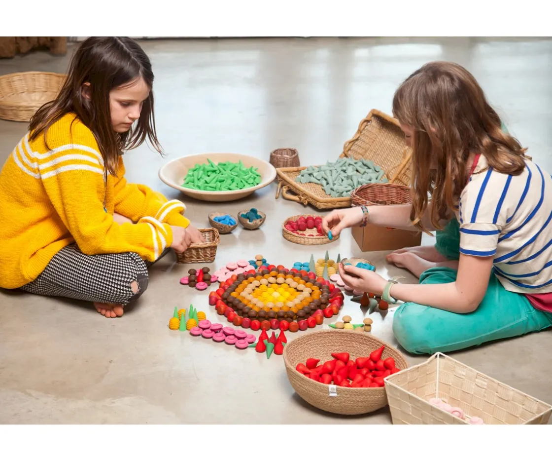 Niños Grapat Mandala Pequeños Conos Verdes