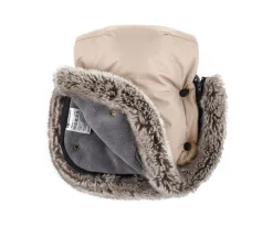 Petite&Mars Manoplas Térmicas Impermeables para Carrito Furry Rose Petal^Niños Accesorios Carrito Bebé