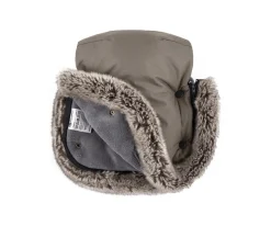 Petite&Mars Manoplas Térmicas Impermeables para Carrito Furry Mocha Mousse^Niños Accesorios Carrito Bebé