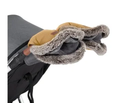 Petite&Mars Manoplas Térmicas Impermeables para Carrito Furry Caramel^Niños Accesorios Carrito Bebé