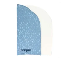 Cristina de Jos'h Manta Arrullo Mini Star Azul Personalizable^Niños Mantas