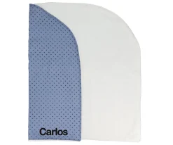 Cristina de Jos'h Manta Arrullo Mini Star Blue Personalizable^Niños Mantas