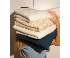 Nobodinoz Manta de Invierno Wabi Sabi Brown Hoshi Birds^Niños Mantas