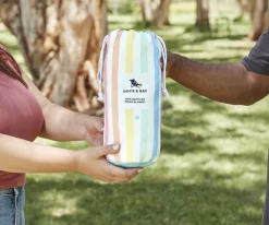 Dock & Bay Manta de Playa y Picnic Rainbow Pastel