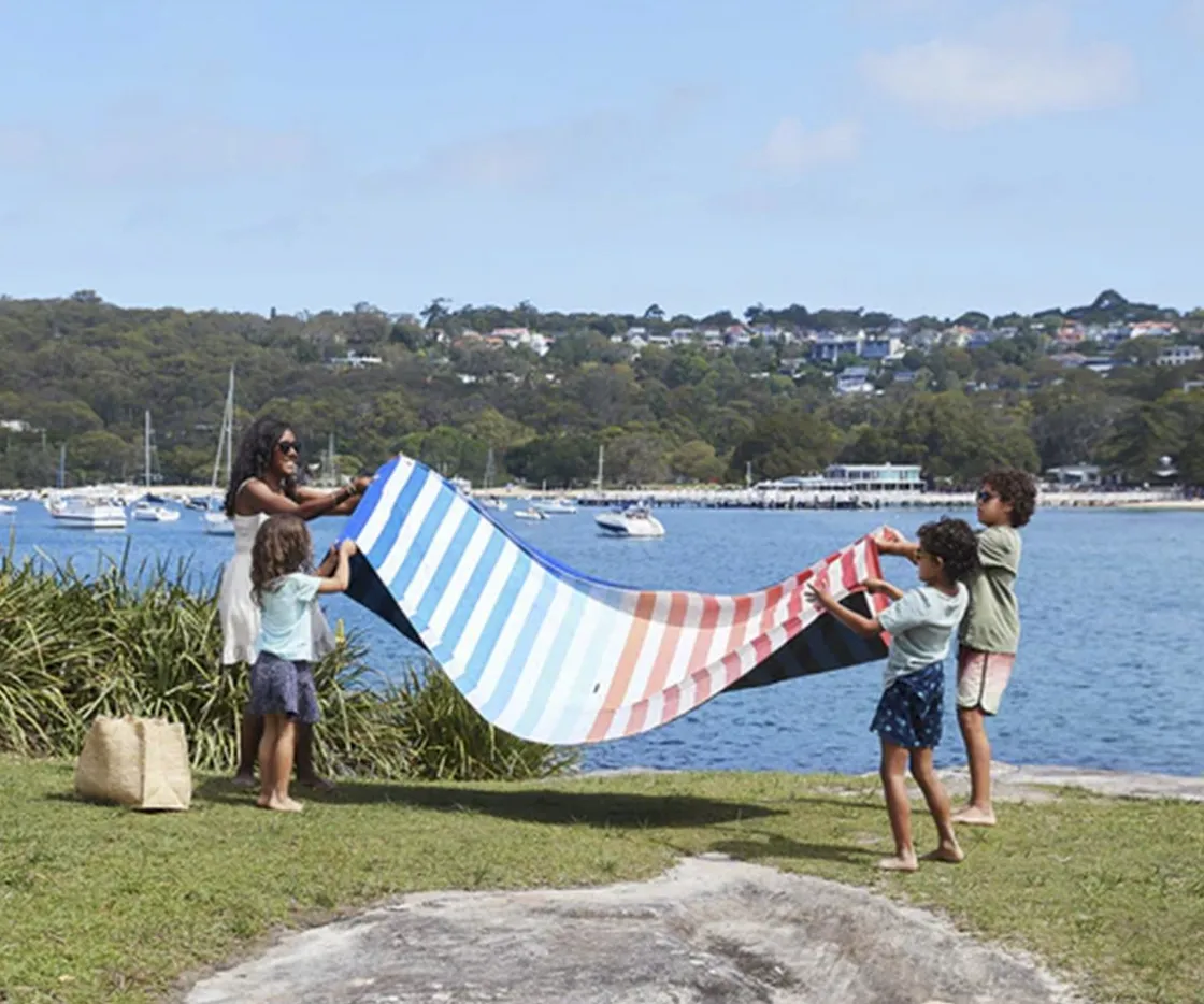 Niños Dock & Bay Manta de Playa y Picnic Sand And To Sea