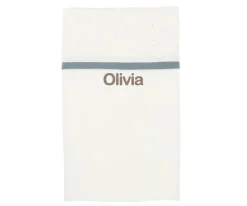 Cristina de Jos'h Manta Rainbow Dots Azul Personalizable^Niños Mantas