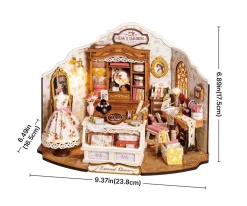 Niños Rolife Maqueta en Miniatura Sastrería de Elsa