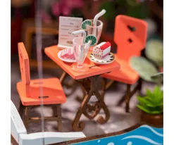 Niños Rolife Maqueta en Miniatura Sea Holiday Restaurant