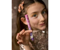 Namaki Mascara De Pelo Doble Rosa Purpura^Niños Pintura De Uñas, Brillos Y Tattoos