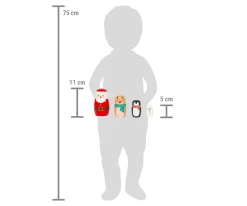 small foot Matrioskas de Navidad^ Adornos Y Decoración Navidad