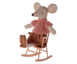 Niños Maileg Mecedora Ratón Dark Powder