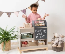 Niños Musterkind Mercado de Madera Vinca Gris Cálido/Natural