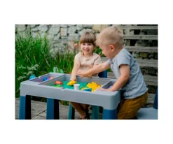 Teggi Mesa Multifunción Turquesa/Navy/Gris