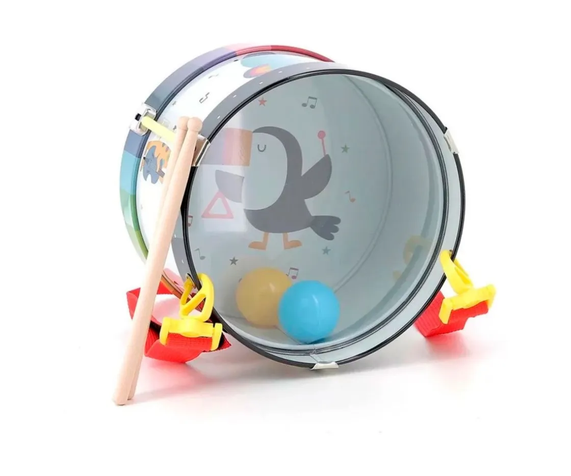 Niños Vilac Mi Pequeño Tambor Metálico Ar-en-ciel