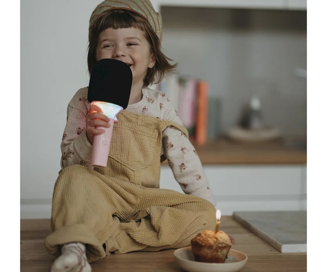 Niños Kidywolf Micrófono Inalámbrico Karaoke Rosa Kidymic