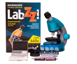 Levenhuk Microscopio LabZZ M101 Azul^Niños Juguetes Niños 6 Años