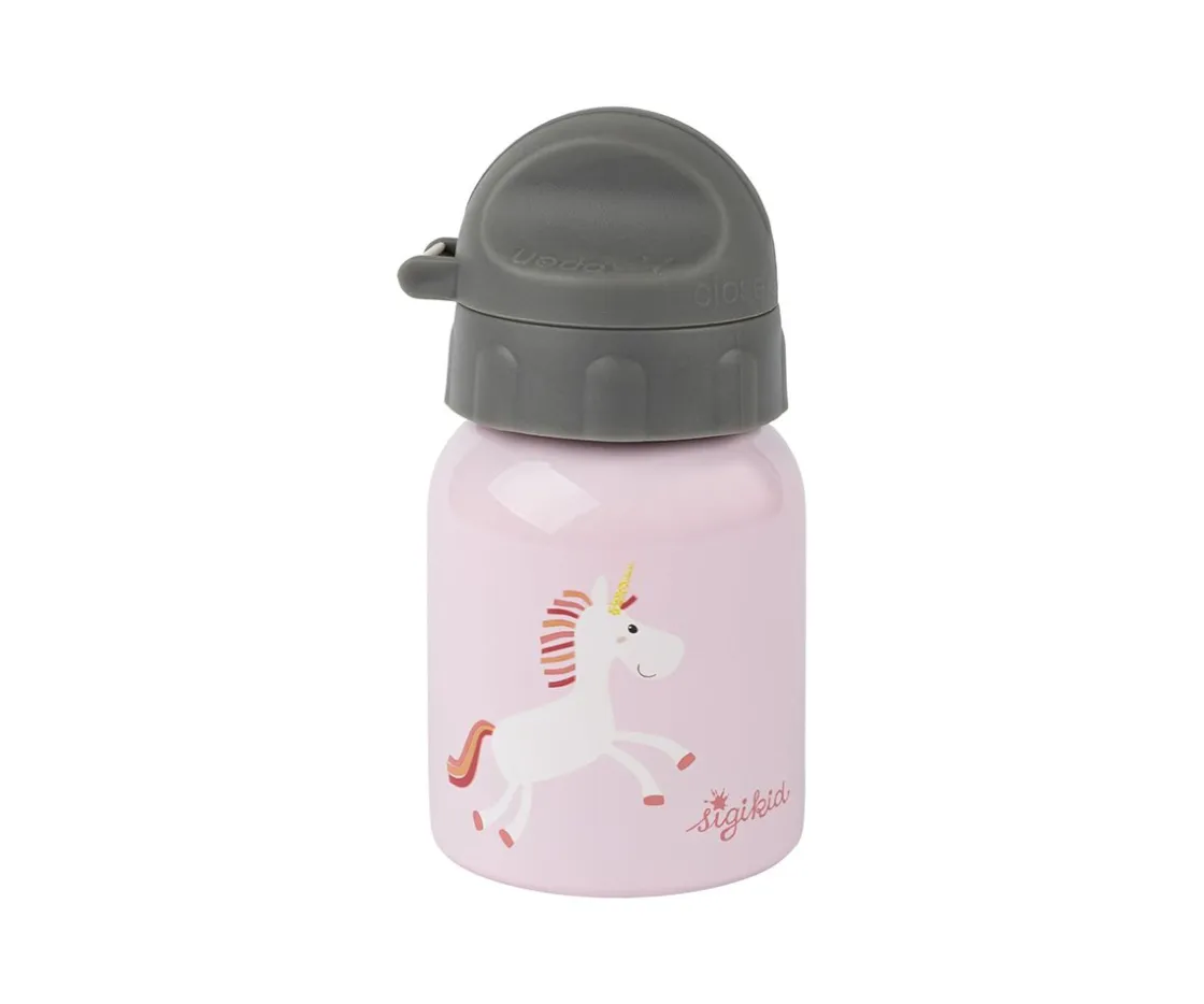 Sigikid Mini Botella Acero Inoxidable Unicornio 250ml^ Botellas De Acero