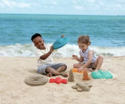 Niños Hape Mochila Antiarena con Moldes de Playa Naves Espaciales