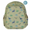 A Little Lovely Company Mochila con Bolsillo Térmico Dinosaurios + Llavero T-Rex Regalo