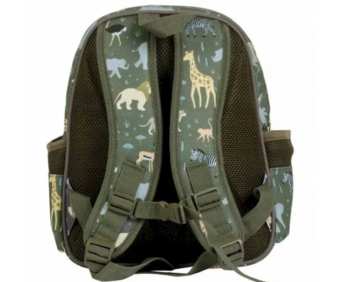 A Little Lovely Company Mochila con Bolsillo Térmico Savanna^ Mochilas Preescolar