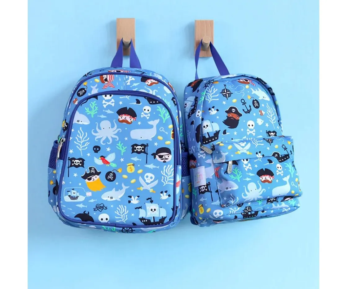 A Little Lovely Company Mochila con Bolsillo Térmico Pirates^ Mochilas Preescolar