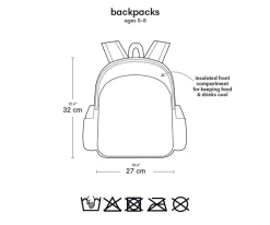 A Little Lovely Company Mochila con Bolsillo Térmico Pirates^ Mochilas Preescolar