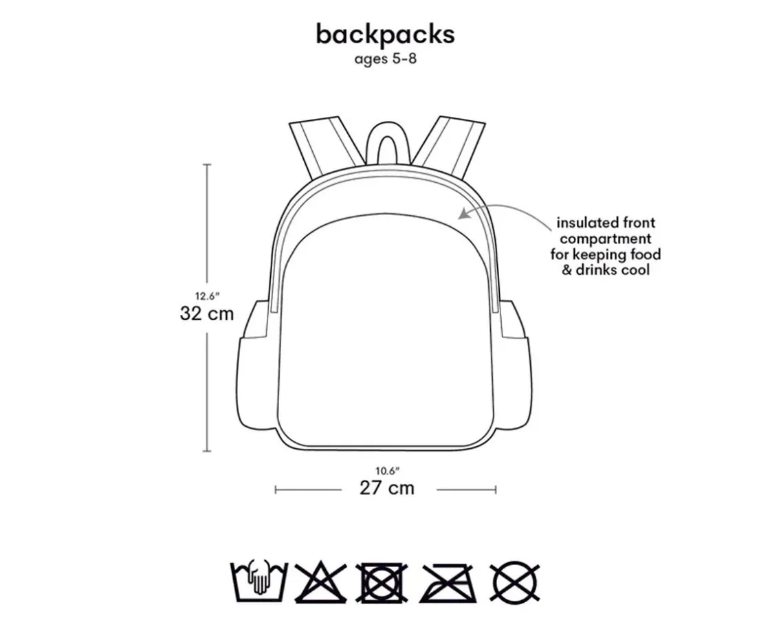 A Little Lovely Company Mochila con Bolsillo Térmico Pirates^ Mochilas Preescolar