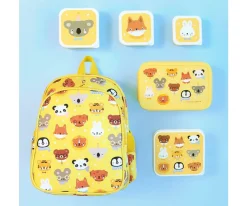 A Little Lovely Company Mochila con Bolsillo Térmico Animal Friends^ Mochilas Preescolar