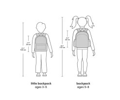 A Little Lovely Company Mochila con Bolsillo Térmico Animal Friends^ Mochilas Preescolar