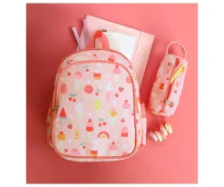 A Little Lovely Company Mochila con Bolsillo Térmico Ice-Cream^ Mochilas Preescolar