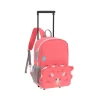Lassig Mochila con Carrito Dino Rose Personalizable
