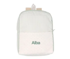 Cristina de Jos'h Mochila Dorset Verde Personalizable^ Mochilas Guardería