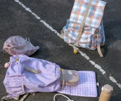 Fabelab Mochila Escolar Grande Cottage Blue Checks^ Mochilas Escolares