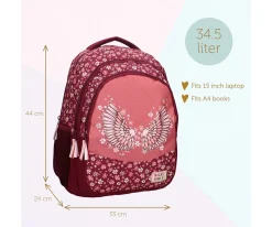 Kidzroom Mochila Escolar Milky Kiss Wild Bliss^ Mochilas Escolares